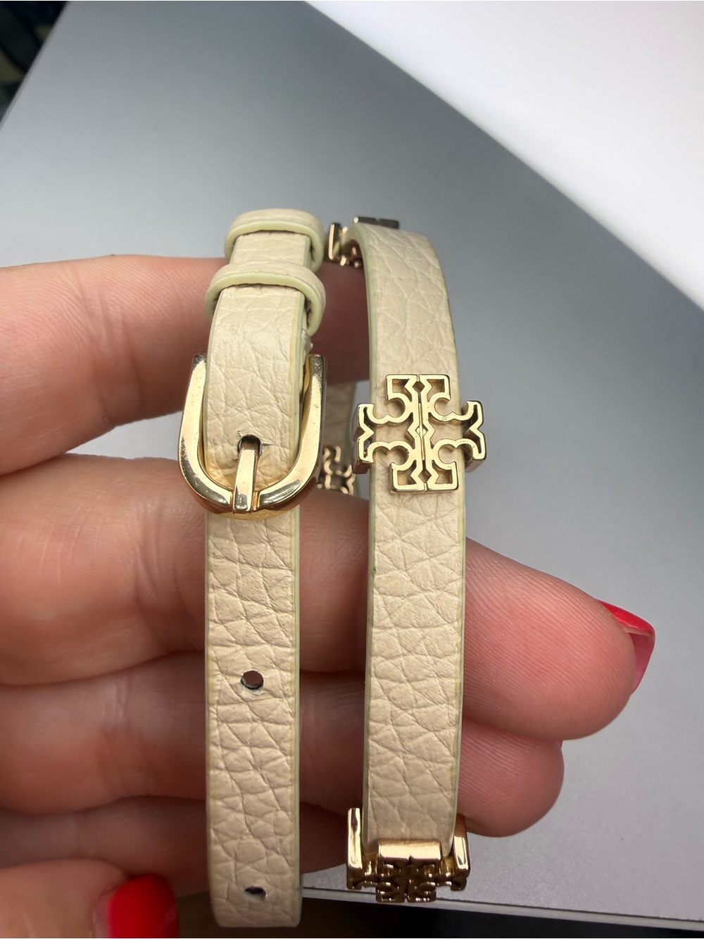 Tory Burch Logo Wrap Bracelet